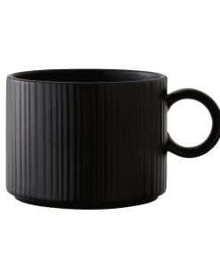 Steelite Concorde Can Cups Noir 227.5ml 12 Pack (VV5254)