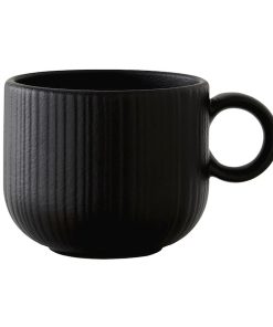 Steelite Concorde Low Cups Noir 85ml 12 Pack (VV5262)