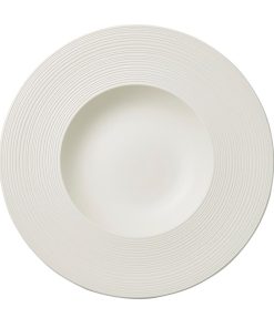 Steelite Concorde Rim Pasta Bowls Blanc 285mm 12 Pack (VV5268)