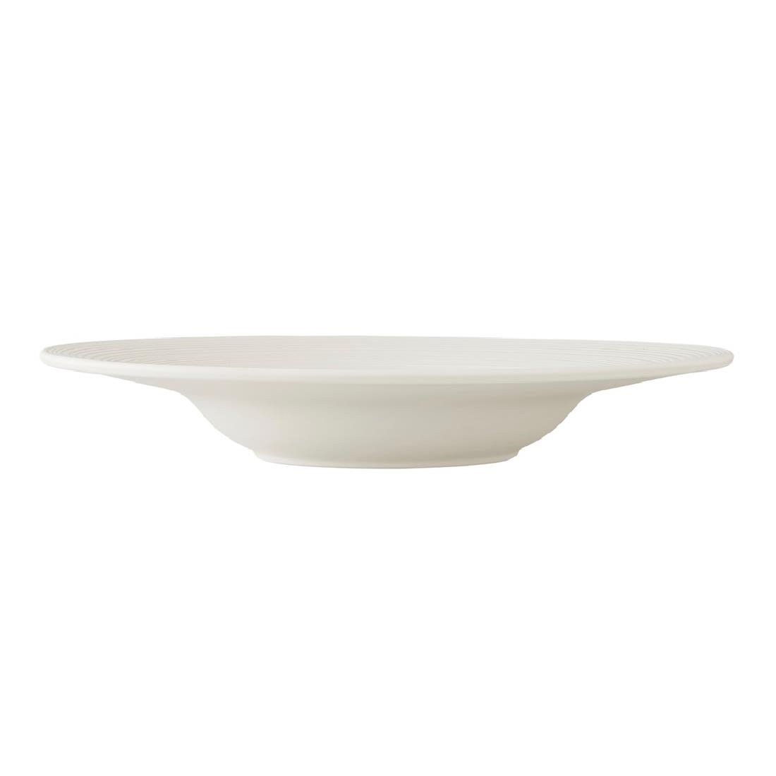 Steelite Concorde Rim Pasta Bowls Blanc 285mm 12 Pack (VV5268)