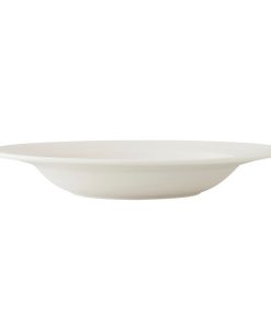 Steelite Concorde Rim Soup Plates Blanc 240mm 12 Pack (VV5270)