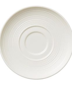 Steelite Concorde Saucers Blanc 117.5mm 12 Pack (VV5273)