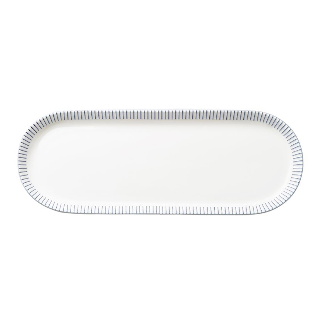 William Edwards Celestine Coupe Oblong Trays 253x93mm 12 Pack (VV5322)