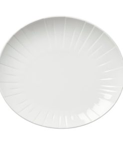 Steelite Alina Oval Coupe Plates 280mm 6 Pack (VV5323)