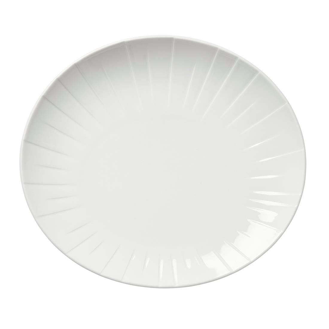 Steelite Alina Oval Coupe Plates 280mm 6 Pack (VV5323)