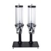 Steelite Creations Buffet Double Cereal Dispenser Black 3.5Ltr (VV5362)