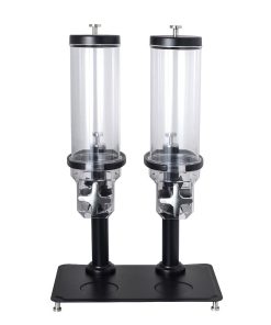 Steelite Creations Buffet Double Cereal Dispenser Black 3.5Ltr (VV5362)