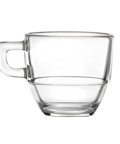 RCR Cristalleria Caffe Stackable Espresso Cups 80ml 12 Pack (VV5363)