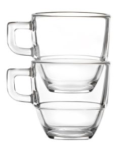 RCR Cristalleria Caffe Stackable Cortado Cups 120ml 12 Pack (VV5364)