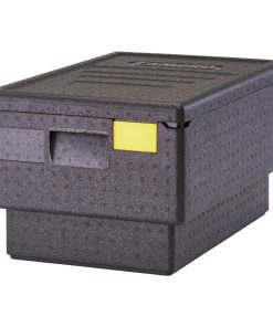 Cambro GoBox Full-Size Top Load 8 Deep Large Handles Black (BW010)