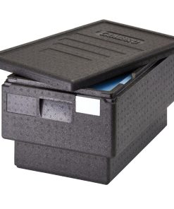 Cambro GoBox Full-Size Top Load 8 Deep Large Handles Black (BW010)