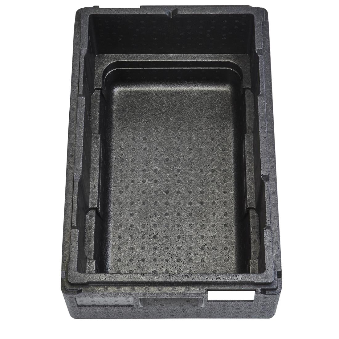 Cambro GoBox Full-Size Top Load 8 Deep Large Handles Black (BW010)