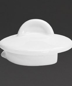 Lids For 1Ltr Churchill Alchemy White Teapots 6 Pack (CA011)