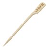 Tablecraft Vegan Bamboo Paddle Marker 3.5 100 Pack (CH560)