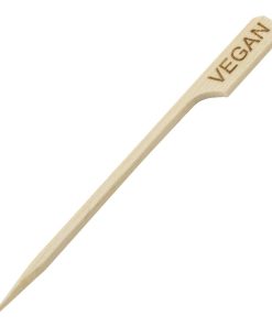 Tablecraft Vegan Bamboo Paddle Marker 3.5 100 Pack (CH560)