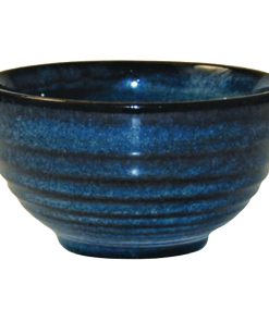 Churchill Bit on the Side Ripple Bowls Blue 127mm 6 Pack (DP233)