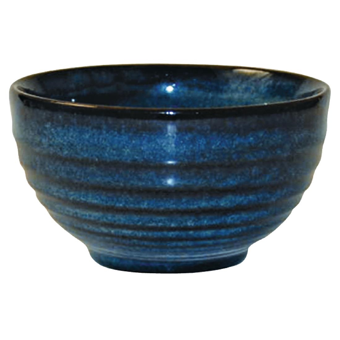 Churchill Bit on the Side Ripple Bowls Blue 127mm 6 Pack (DP233)