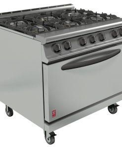 Falcon Dominator Plus Propane Gas Oven Range 6 Burner with Castors G3101D (DP927-P)