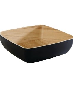 APS Frida Bowl Wood-Black - 250x250x75mm (DW050)