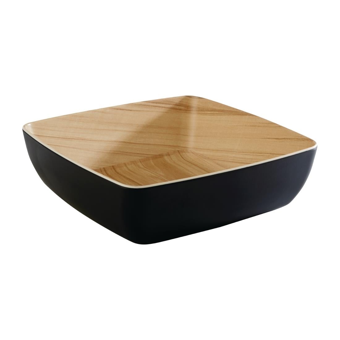APS Frida Bowl Wood-Black - 250x250x75mm (DW050)