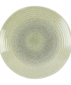 Dudson Harvest Grain Speckled Green Organic Coupe Plate 275mm 12 Pack (DX862)