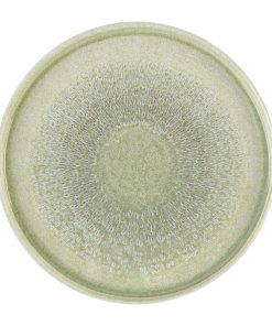 Dudson Harvest Grain Walled Plates Speckled Green 260mm 6 Pack (DX865)