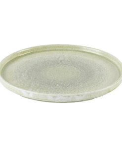 Dudson Harvest Grain Walled Plates Speckled Green 260mm 6 Pack (DX865)