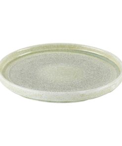 Dudson Harvest Grain Speckled Green Round Walled Plate 210mm6 Pack (DX866)
