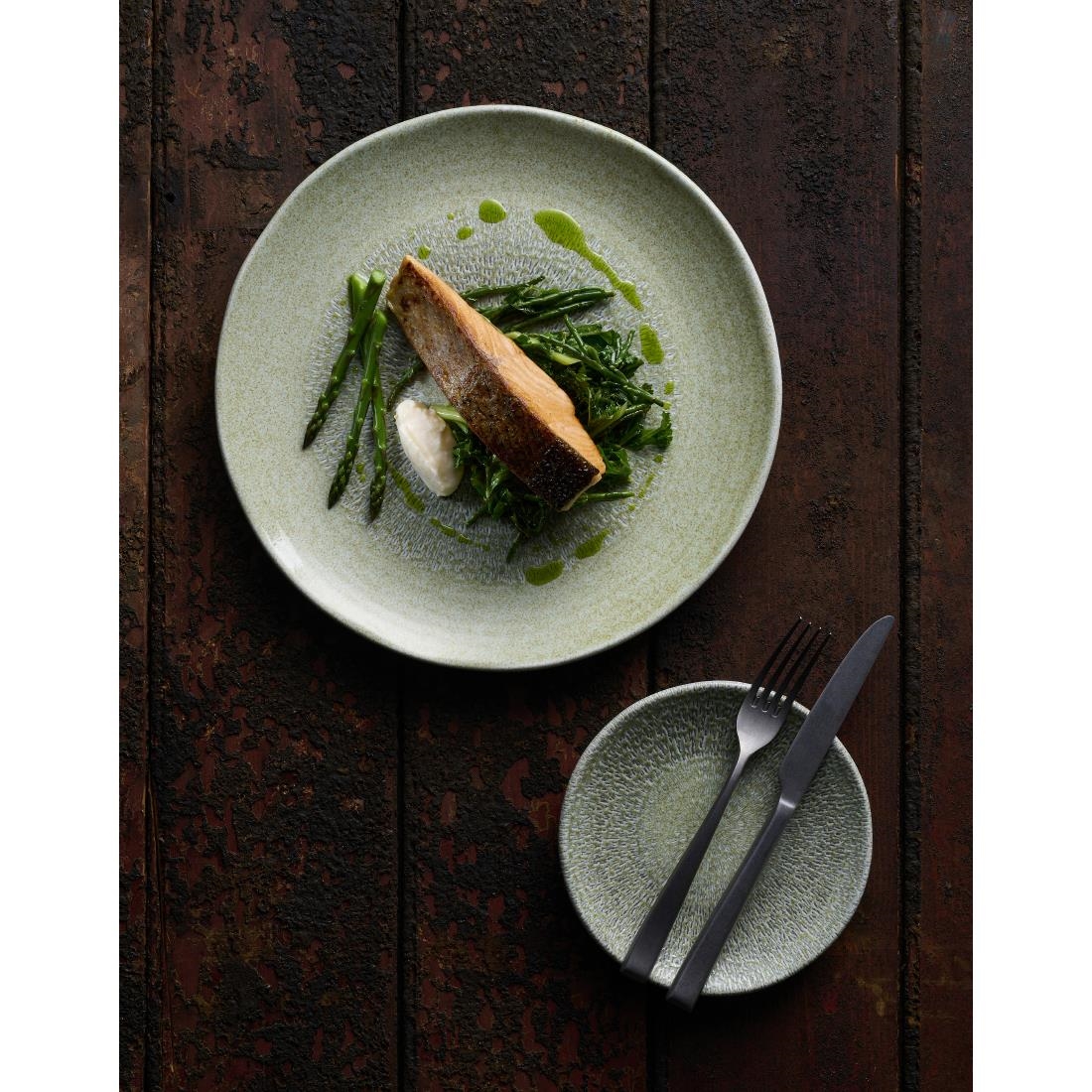 Dudson Harvest Grain Speckled Green Organic Coupe Bowl 279mm 12 Pack (DX867)