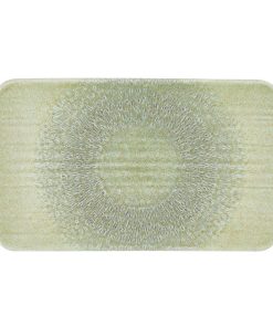 Dudson Harvest Grain Rectangular Plates Speckled Green  270x160mm 12 Pack (DX872)