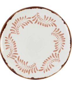 Dudson Harvest Mediterranean Terracotta Organic Coupe Plates 295mm 12 Pack (DX873)