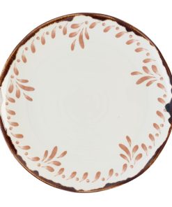 Dudson Harvest Mediterranean Terracotta Organic Coupe Plate 275mm 12 Pack (DX874)
