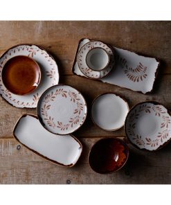 Dudson Harvest Mediterranean Terracotta Organic Coupe Plate 275mm 12 Pack (DX874)
