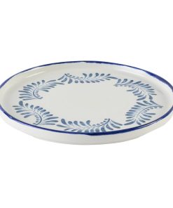 Dudson Harvest Mediterranean Terracotta Round Walled Plates 260mm 6 Pack (DX876)