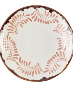 Dudson Harvest Mediterranean Terracotta Organic Coupe Bowl 279mm 12 Pack (DX878)