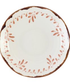 Dudson Harvest Mediterranean Terracotta Organic Coupe Bowls 250mm 12 Pack (DX879)