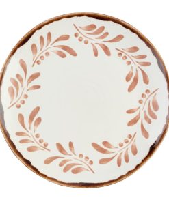 Dudson Harvest Mediterranean Terracotta Organic Coupe Bowl 210mm 12 Pack (DX880)