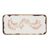 Dudson Harvest Mediterranean Terracotta Rectangular Plate 346 x 156mm 6 Pack (DX881)