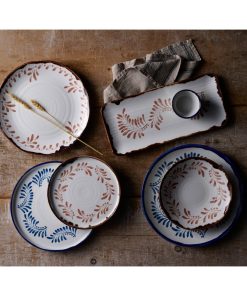 Dudson Harvest Mediterranean Terracotta Rectangular Plates 270x160mm 12 Pack (DX882)