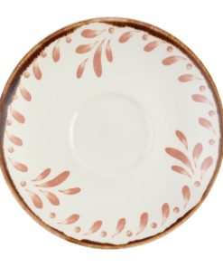 Dudson Harvest Mediterranean Terracotta Saucer 156mm 12 Pack (DX883)