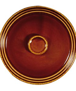 Churchill Rustics Simmer Replacement Lids for 430ml Stew Pots Brown 6 Pack (FF479)