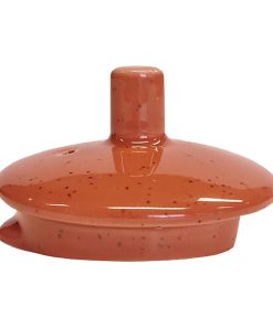 Churchill Stonecast Replacement Lids for 426ml Teapots Orange 6 Pack (FF685)