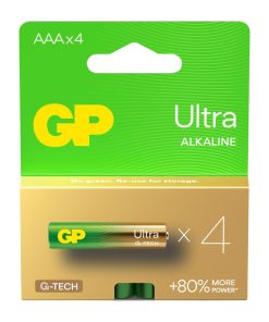 GP Ultra G-Tech Battery AAA 4 Pack (FX171)