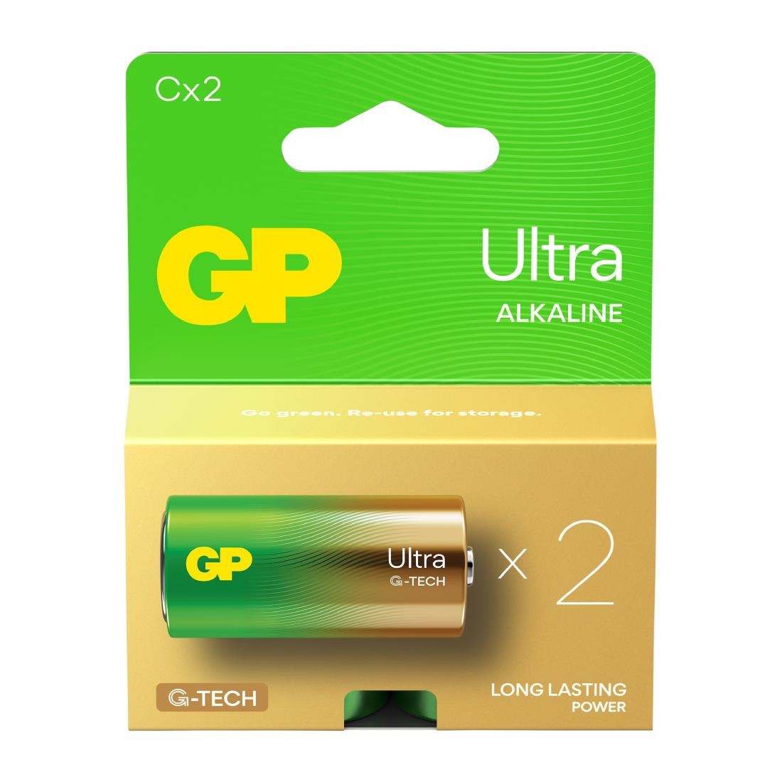 GP Ultra G-Tech Battery C 2 Pack (FX173)