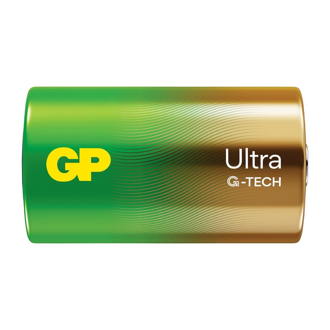 GP Ultra G-Tech Battery D 2 Pack (FX174)