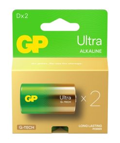 GP Ultra G-Tech Battery D 2 Pack (FX174)