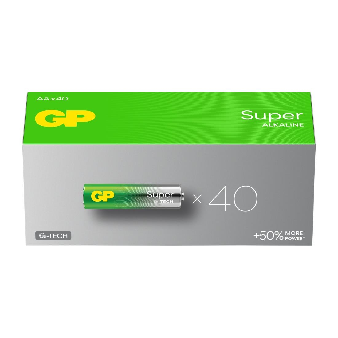 GP Super G-Tech Battery AA 40 Pack (FX179)
