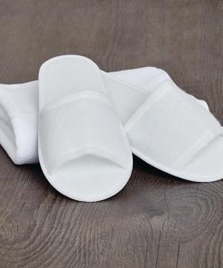 Essentials Slipperlite - Open Toe Slipper White - One Size - Cardboard Sleeve (HR095)