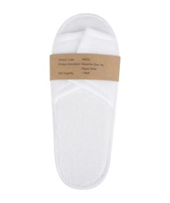 Essentials Slipperlite - Open Toe Slipper White - One Size - Cardboard Sleeve (HR095)