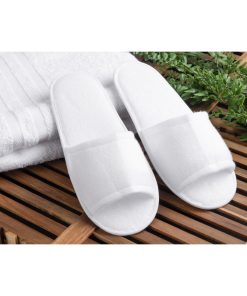 Essentials Slipperlite - Open Toe Slipper White - One Size - Cardboard Sleeve (HR095)